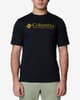 T-shirt Columbia CSC Basic Logo manche courte noir jaune