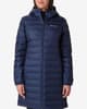 Columbia Lake 22 Down Long Jacket Dark Blue Women