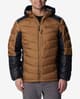 Chaqueta con capucha Columbia Labyrinth Loop Omni-Heat Infinity marrón claro