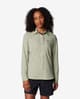 Camisa Columbia Silver Ridge Utility manga larga verde claro mujer