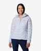 Chaqueta con capucha Columbia Delta Ridge II Down violeta claro mujer