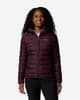 Chaqueta con capucha Columbia Lake 22 II Down violeta oscuro mujer