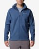 Chaqueta con capucha Columbia Cascade Ridge III Softshell azul
