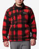 Forro polar Columbia Rugged Ridge Half Snap Fleece rojo negro