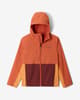 Chaqueta con capucha Columbia Tabor Trail Windbreaker naranja niño