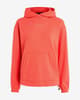 Sudadera con capucha Calvin Klein Fleece Middle Small Logo rojo mujer