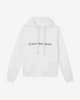 Sudadera con capucha Calvin Klein Jeans Minimal Logo blanco mujer