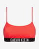 Calvin Klein Bralette Intense Power Bikini Top Red Black Women