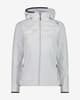 Chaqueta con capucha CMP Hybrid Stretch Performance blanco mujer