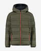 Chaqueta con capucha CMP Fix Full-Zip Nylon verde kaki infantil