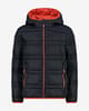 Chaqueta con capucha CMP Fix Full-Zip Nylon negro antracita infantil
