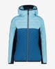 Chaqueta con capucha CMP Hybrid Fix PrimaLoft azul celeste mujer