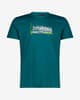 Camiseta CMP Cotton Print Regular manga corta azul verdoso