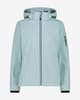 Chaqueta con capucha CMP Full Zip Softshell verde agua mujer