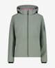 Chaqueta con capucha CMP Full Zip Hood Softshell gris verdáceo mujer