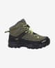 Botas CMP Rigel Mid Trekking Waterproof verde oliva infantil