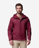 Chaqueta con capucha Columbia Watertight II rojo vino