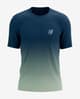 T-shirt Compressport Performance manica corta blu oltremare