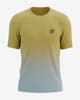 T-shirt Compressport Performance manica corta giallo blu