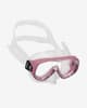 Máscara de mergulho Cressi Piumetta rosa com lentes transparentes infantil
