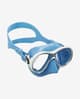 Máscara de mergulho Cressi Marea Colorama azul branco com lentes transparentes infantil