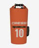 Borsa Cressi Dry PVC Zip 10L arancione