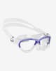 Gafas de natación Cressi Cobra blanco azul con lentes transparentes infantil