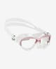 Gafas de natación Cressi Cobra blanco rosa con lentes transparentes infantil