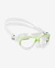 Gafas de natación Cressi Cobra blanco verde con lentes transparentes infantil