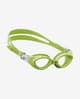 Gafas de natación Cressi King Crab verde con lentes transparentes