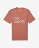 Cotopaxi Do Good Organic short-sleeve t-shirt in pearl pink.
