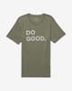 Cotopaxi Do Good Organic short-sleeve green t-shirt.