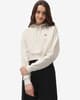 Sudadera con capucha Dickies Oakport Cropped blanco crudo mujer