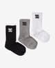 Calcetines DC Shoes Crew (3 pares) gris negro blanco