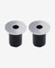 Tapones de manillar Deda Loop plata