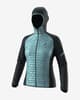 Chaqueta con capucha Dynafit Transalper Hybrid Insulation azul claro mujer