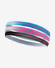 Stirnband Dynafit Running Hairband schwarz/pink/blau (3Stk.)
