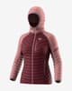 Chaqueta Dynafit Radical Down Hooded rojo granate rosa mujer
