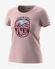 Camiseta Dynafit Graphic manga corta rosa claro granate mujer