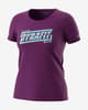 Camiseta Dynafit Graphic manga corta lila azul celeste mujer