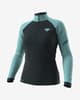 Dynafit Speed Polartec Half Zip Fleece Black Light Blue Women