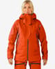 Elevenate Pure GORE-TEX Hooded Jacket Red Orange Women