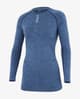 Camiseta interior Finisseur Thermal manga larga azul melange mujer