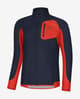 Gore Wear R3 Partial GORE WINDSTOPPER Long Sleeve T-Shirt Dark Blue Light Red