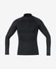 Camiseta interior Gore Wear Thermo con cremallera manga larga negro