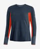 Gore Wear Vivid Long Sleeve T-shirt Dark Blue Light Red Women