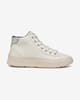 Zapatillas Geox Laquinny blanco puro gris plata niña