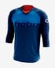 Hebo Level 3/4 Sleeve Jersey Blue