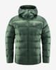 Chaqueta con capucha Haglöfs Bield Down verde kaki