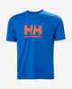 Helly Hansen Logo 2.0 Short Sleeve T-shirt electric blue orange